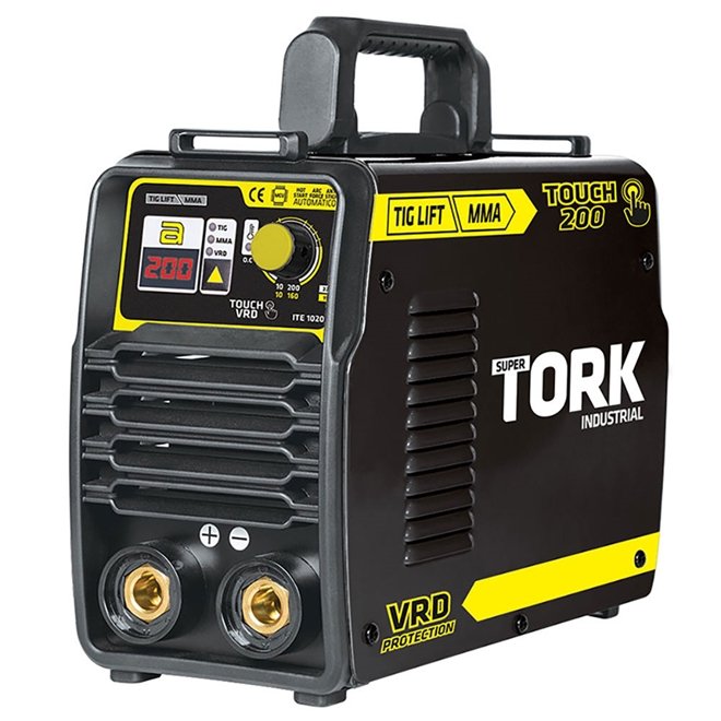 Máquina de Solda Inversora TOUCH 200 VRD ITE 10200 BV Super Tork